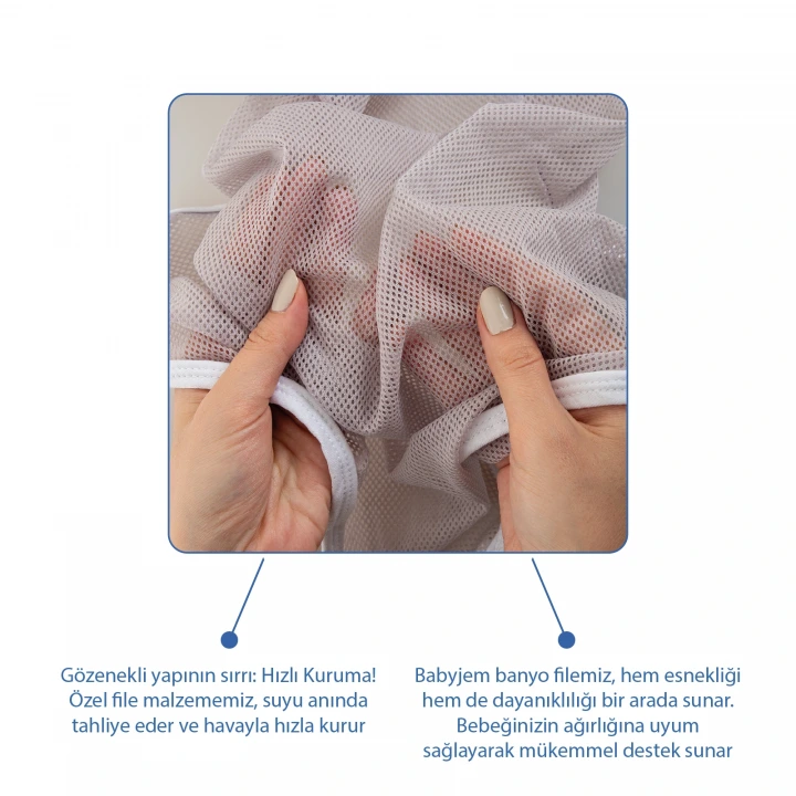 Babyjem Renkli Eko File Pembe