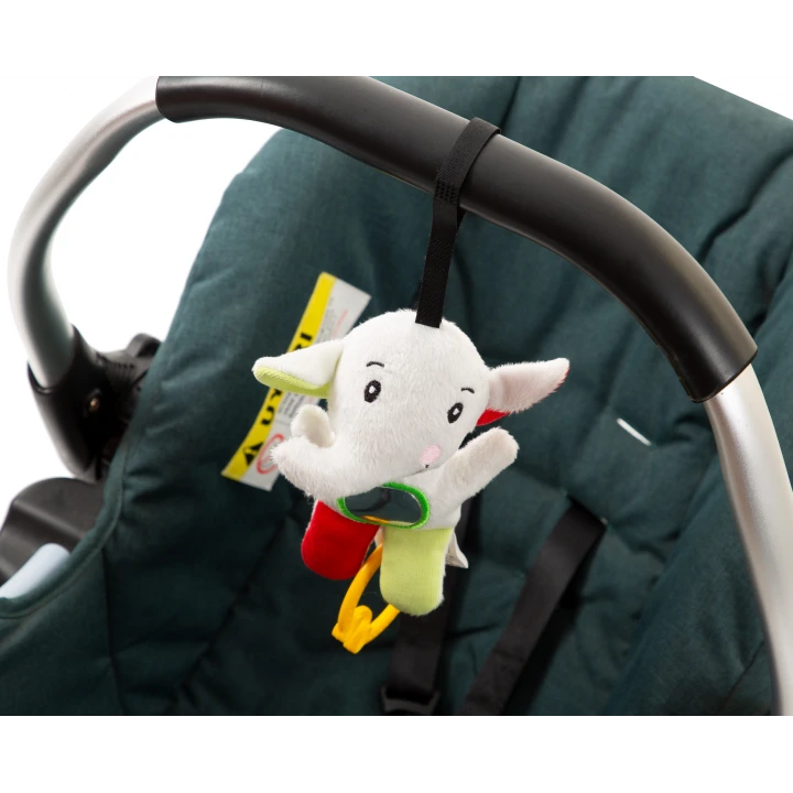 Babyjem Sevimli Arkadaşım Titreşimli Aynalı Fil Çıngırak