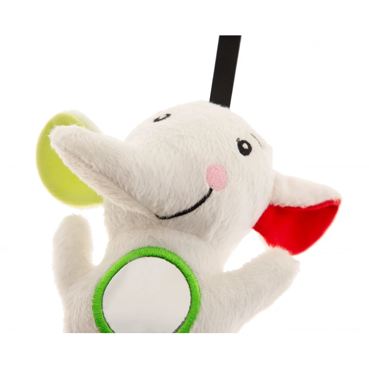 Babyjem Sevimli Arkadaşım Titreşimli Aynalı Fil Çıngırak