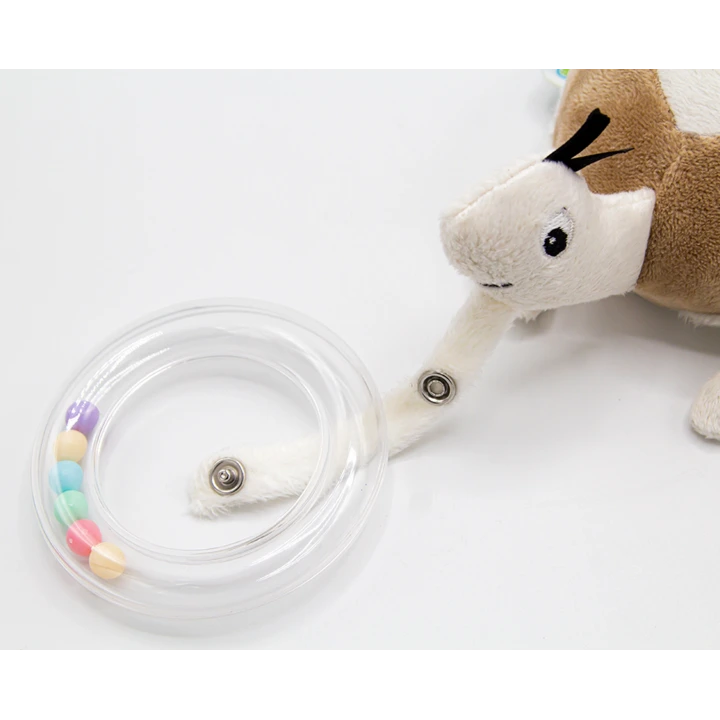 Babyjem Sevimli Yürüme Arkadaşım Çıngıraklı Peluş Kaplumbağa Kahverengi