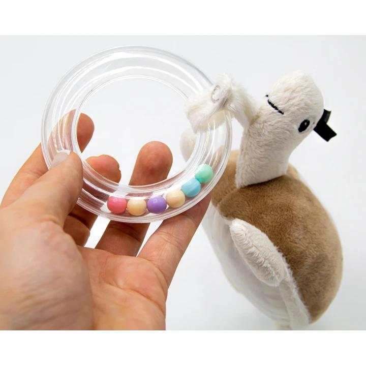 Babyjem Sevimli Yürüme Arkadaşım Çıngıraklı Peluş Kaplumbağa Kahverengi