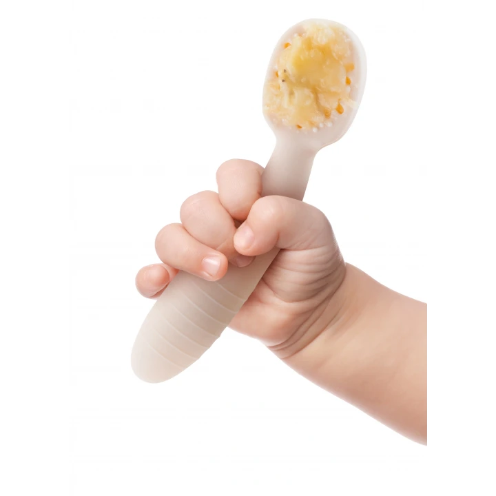 Babyjem Silikon İkili İlk Kaşığım Ekru