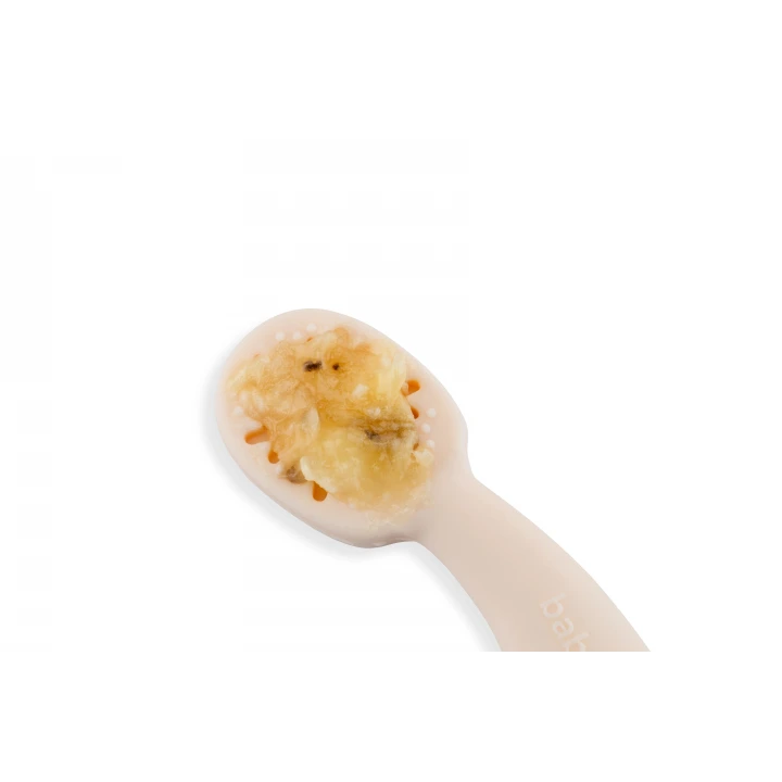 Babyjem Silikon İkili İlk Kaşığım Ekru