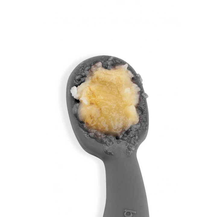 Babyjem Silikon İkili İlk Kaşığım Gri