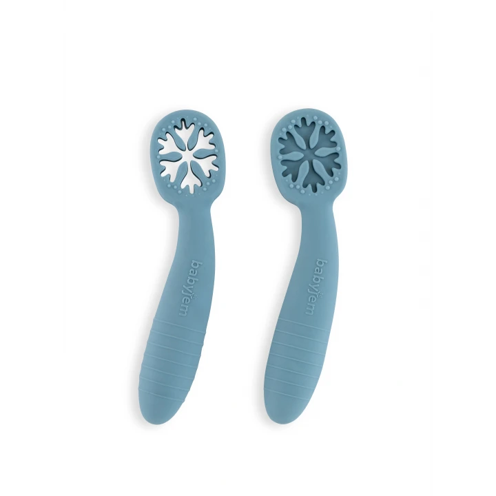 Babyjem Silikon İkili İlk Kaşığım Mint
