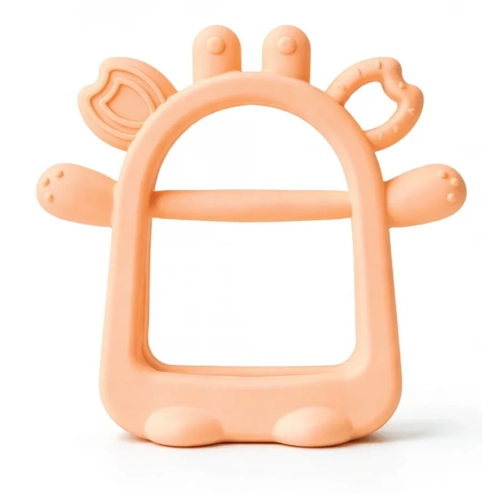 Babyjem Silikon Kolay Kavrama Diş Kaşıyıcı Soft Somon