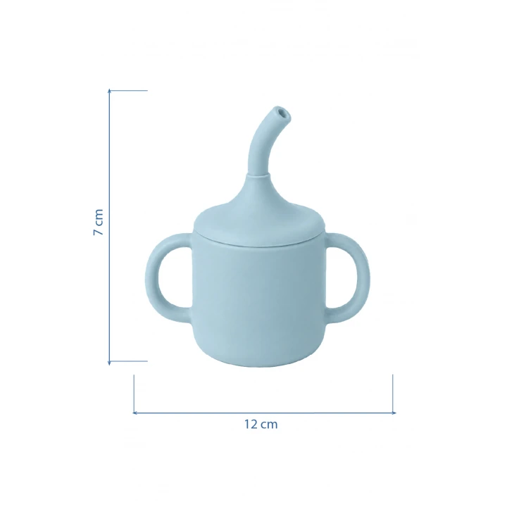 Babyjem Silikon Pipetli Bardak Mint