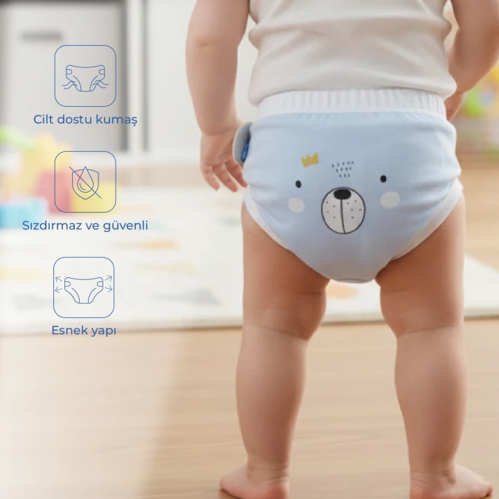 Babyjem Soft Alıştırma Külodu Mavi 3 Yaş