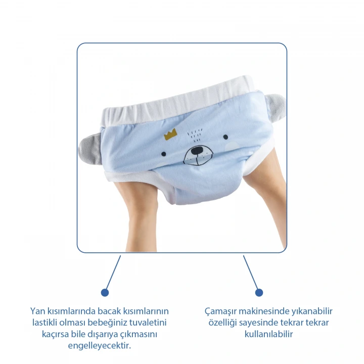 Babyjem Soft Alıştırma Külodu Mavi 3 Yaş