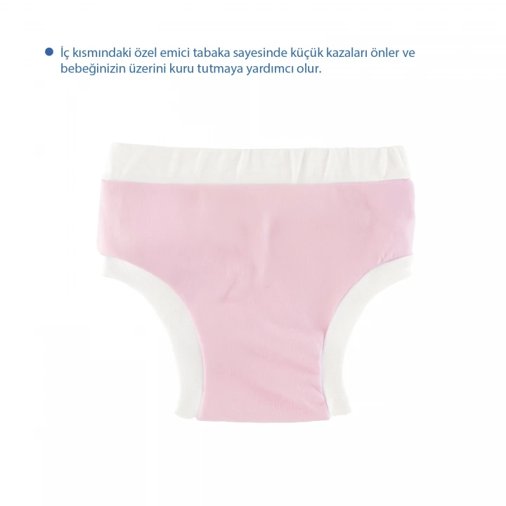 Babyjem Soft Alıştırma Külodu Pembe 2 Yaş