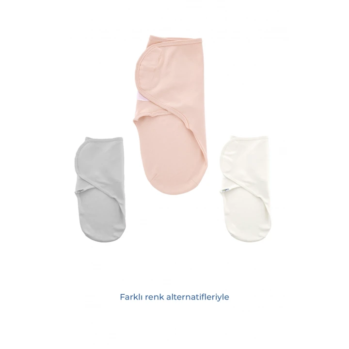 Babyjem Soft Pratik Penye Kundak Somon %100 Pamuk