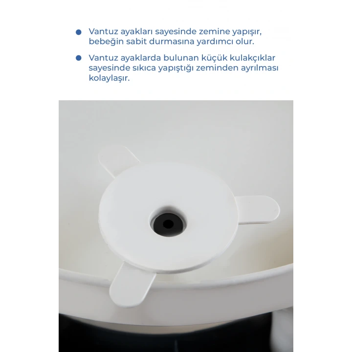 Babyjem Yandan Açılır Banyo ve Mama Oturağı Antrasit