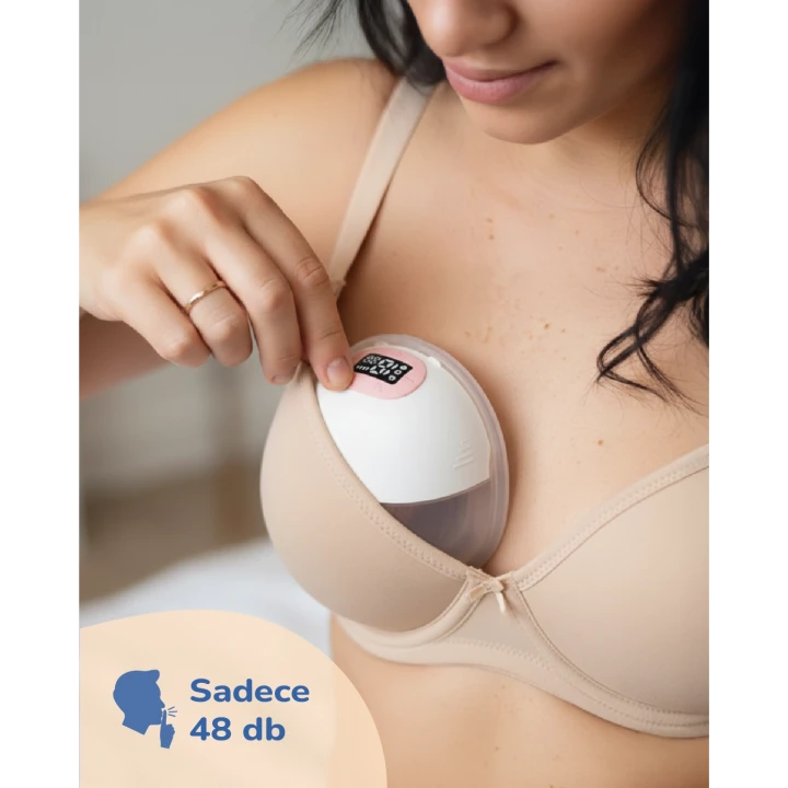 Babyjem Yeni Nesil Led Ekran Ultra Vakumlu Giyilebilir Göğüs & Süt Pompası