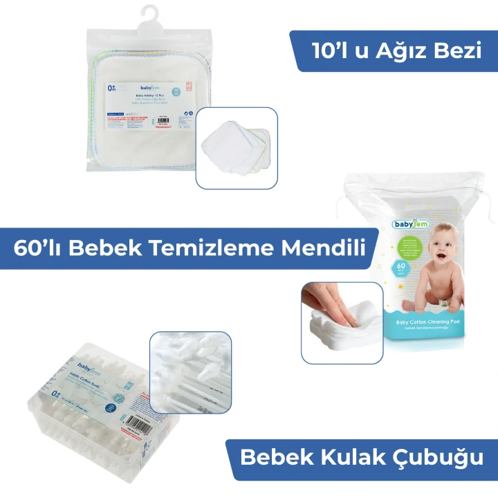 Babyjem Yenidoğan Bebek Hediye Seti 10 Parça