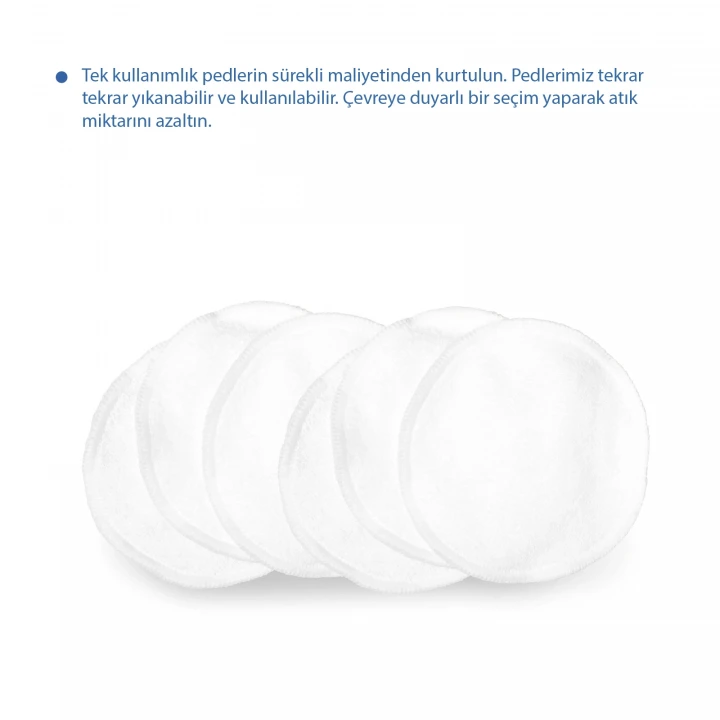 Babyjem Yıkanabilir 6lı Kumaş Göğüs Pedi