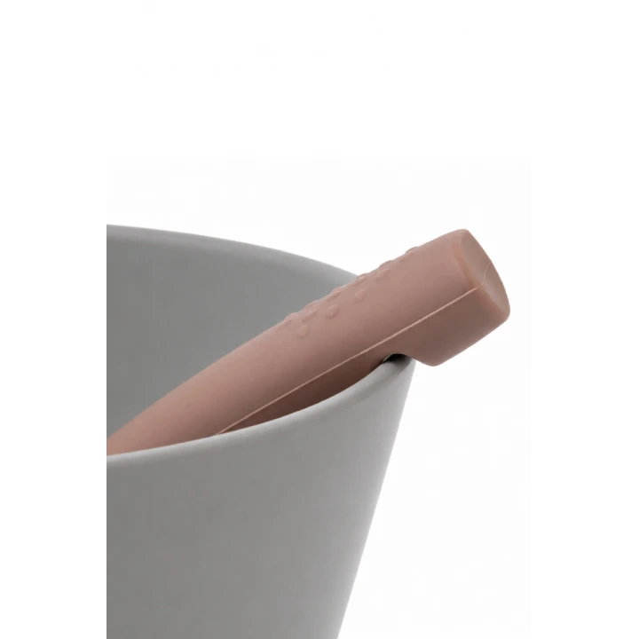 Babyjem Yumuşak Uçlu Silikon Kaşık Latte