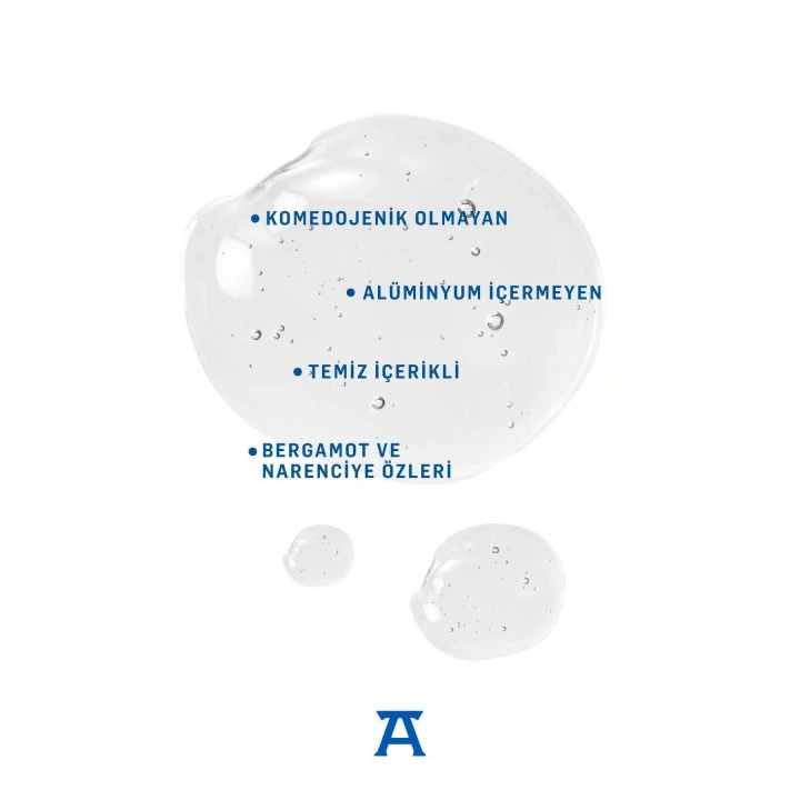 Athenias Bergamot & Citrus Deodorant Roll On Koltuk Altı Tıkamaz Aluminyum Içermez 50 ml