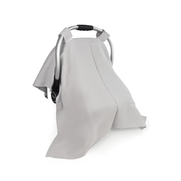 Babyjem Çok Amaçlı Müslin Ana Kucağı Örtüsü Gri