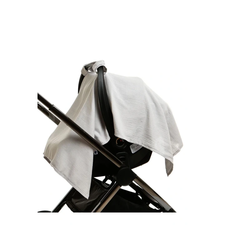 Babyjem Çok Amaçlı Müslin Ana Kucağı Örtüsü Gri