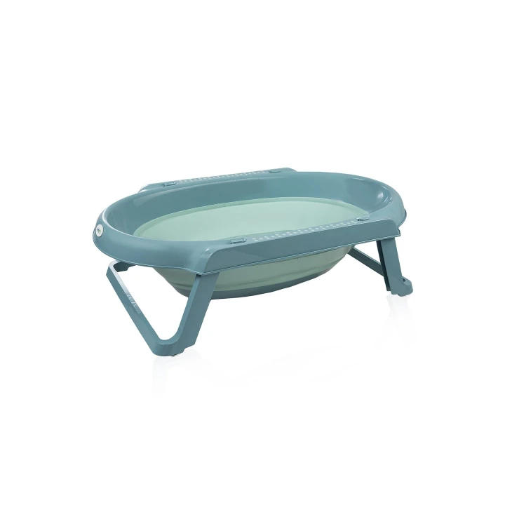 Babyjem Katlanır Bebek Banyo Küvet Seti 3 Parça Turkuaz