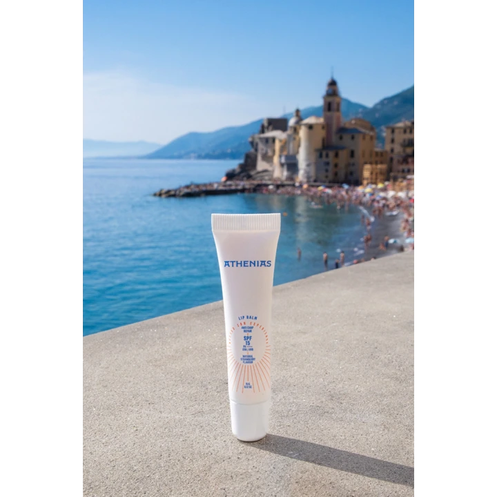 Athenias Lip Balm Anti Chap 15 gr Spf15 Organik Çilek Aromalı Dudak Bakımı Çatlak Karşıtı