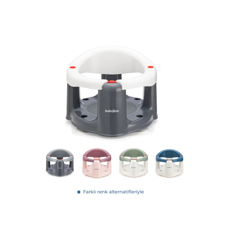 Babyjem Önden Açılır Banyo & Mama Oturağı Beyaz