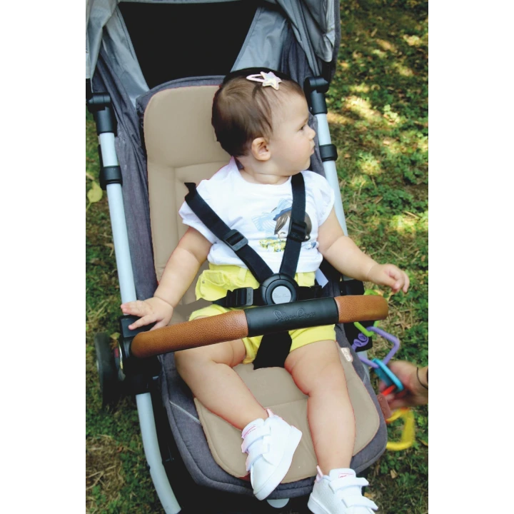 Babyjem Puset Minderi Bej (Pamuk Kumaşlı)