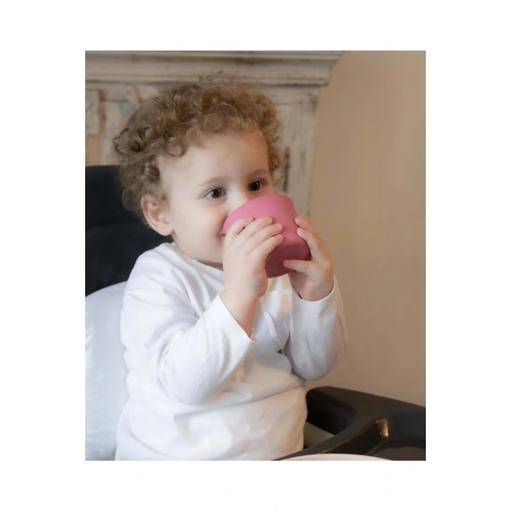 Babyjem Kolay Kavrama Silikon Bardak Somon