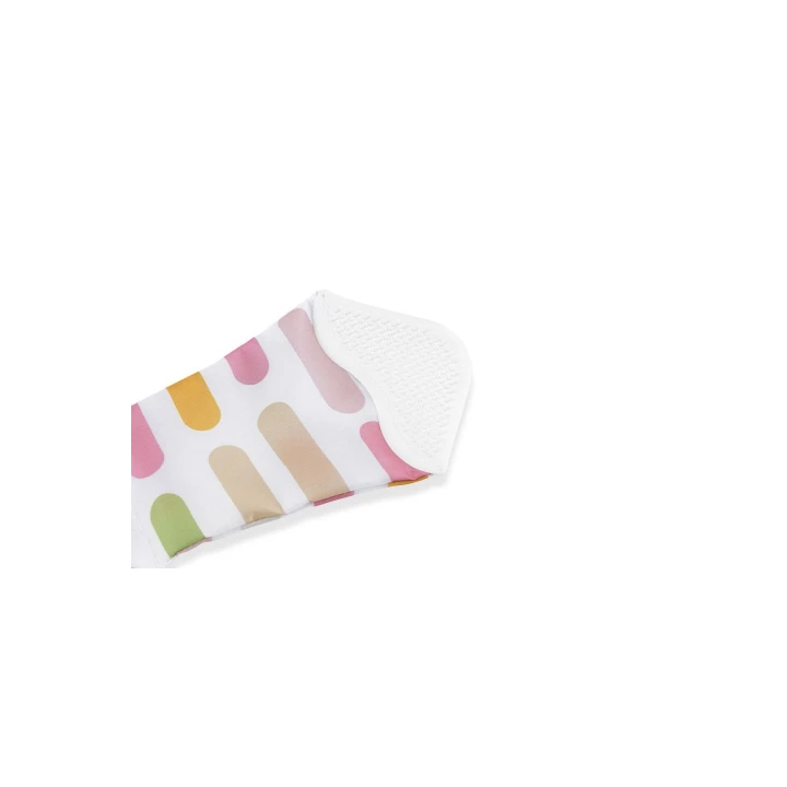 Babyjem Silikon Diş Kaşıyıcı Fular & Kravat Gülen Yüz Pembe