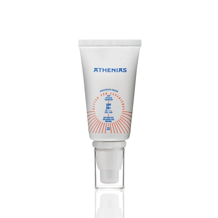 Athenias Sunscreen Anti Dark Spot 50 gr Leke Karşıtı Spf50+ Tüm Cilt Tipleri UVA UVB Yüz Güneş Kremi