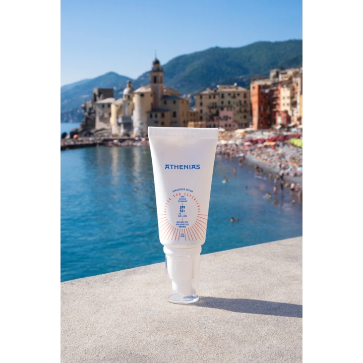Athenias Sunscreen Anti Dark Spot 50 gr Leke Karşıtı Spf50+ Tüm Cilt Tipleri UVA UVB Yüz Güneş Kremi