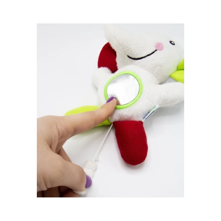 Babyjem Sevimli Arkadaşım Titreşimli Aynalı Fil Çıngırak