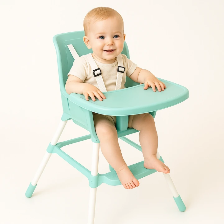 Tripper Brunch Pratik Mama Sandalyesi Soft Mavi