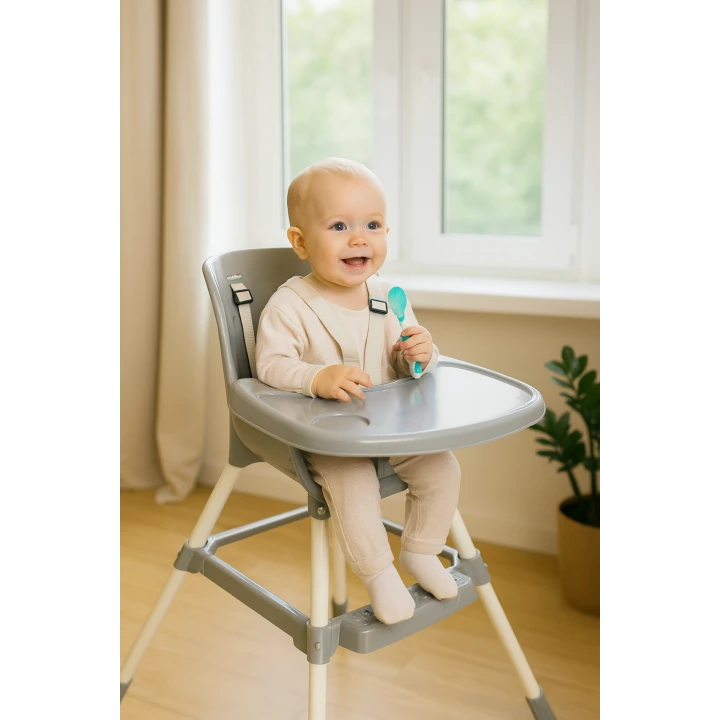 Tripper Brunch Pratik Mama Sandalyesi Soft Mavi