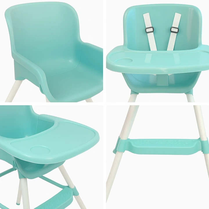 Tripper Brunch Pratik Mama Sandalyesi Soft Mavi