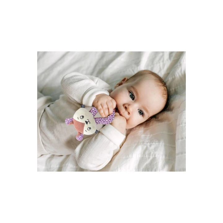 Babyjem Çıngıraklı Kedi Oyun Arkadaşım Gül Kurusu