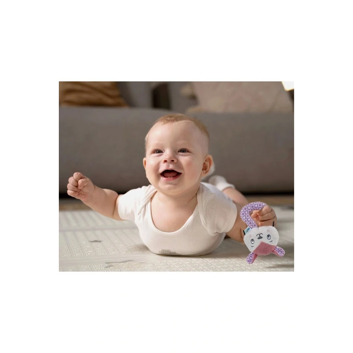 Babyjem Çıngıraklı Kedi Oyun Arkadaşım Gül Kurusu