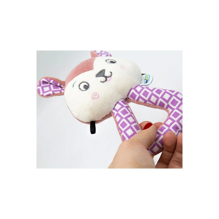 Babyjem Çıngıraklı Kedi Oyun Arkadaşım Gül Kurusu