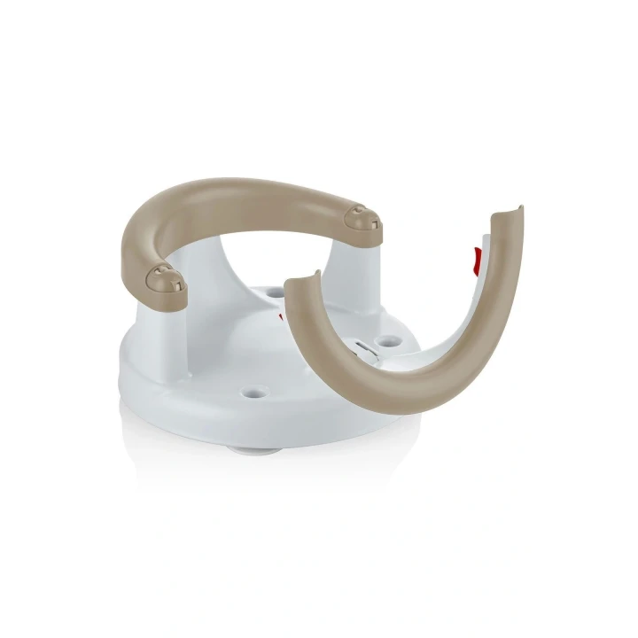 Babyjem Yandan Açılır Banyo ve Mama Oturağı & Minder 2li Set Taş