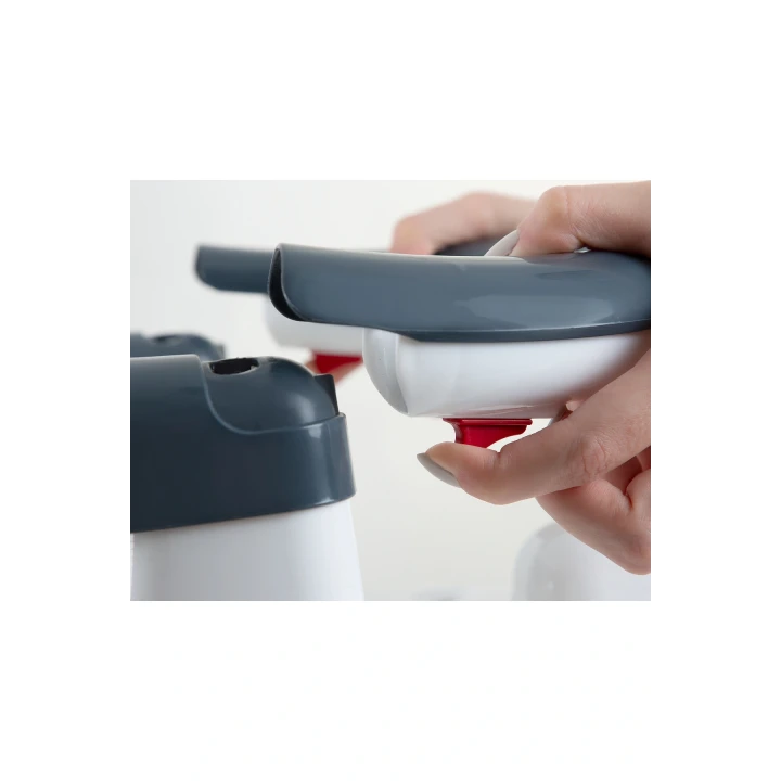 Babyjem Yandan Açılır Banyo ve Mama Oturağı & Minder 2li Set Antrasit