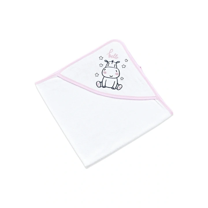 Babyjem Keseli Bebek Havlusu Ultra Emici Pembe Outlet