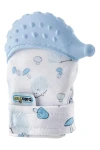 Babyjem Bebek Diş Kaşıyıcı Eldiveni Kirpi Mavi