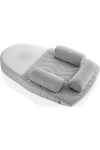 Babyjem Kiraz Çekirdekli Düz Kafa Fonksiyonlu Reflü Yastığı Gri