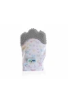Babyjem Bebek Diş Kaşıyıcı Eldiveni Kelebek Gri