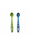 Babyjem Yumuşak Uçlu Mama Kaşığı Yeşil - Mavi