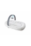 Babyjem Aktviteli Oyuncaklı Yumuşak İlk Yatağım Gri %100 Pamuk