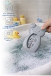 Babyjem Cıvasız Kurbağa Banyo Oda Termometresi Gri