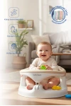 Babyjem Yandan Açılır Banyo ve Mama Oturağı & Hediye Minderli 2li Set Taş