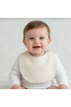 Babyjem Bürümcük Soft Müslin Mama Önlüğü Ekru