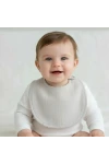 Babyjem Bürümcük Soft Müslin Mama Önlüğü Gri